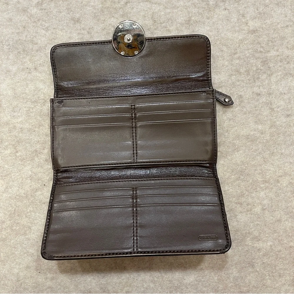 Coach Project Flawed Long Wallet Bundle 2 Y2K Long Snap Wallets with Peeling